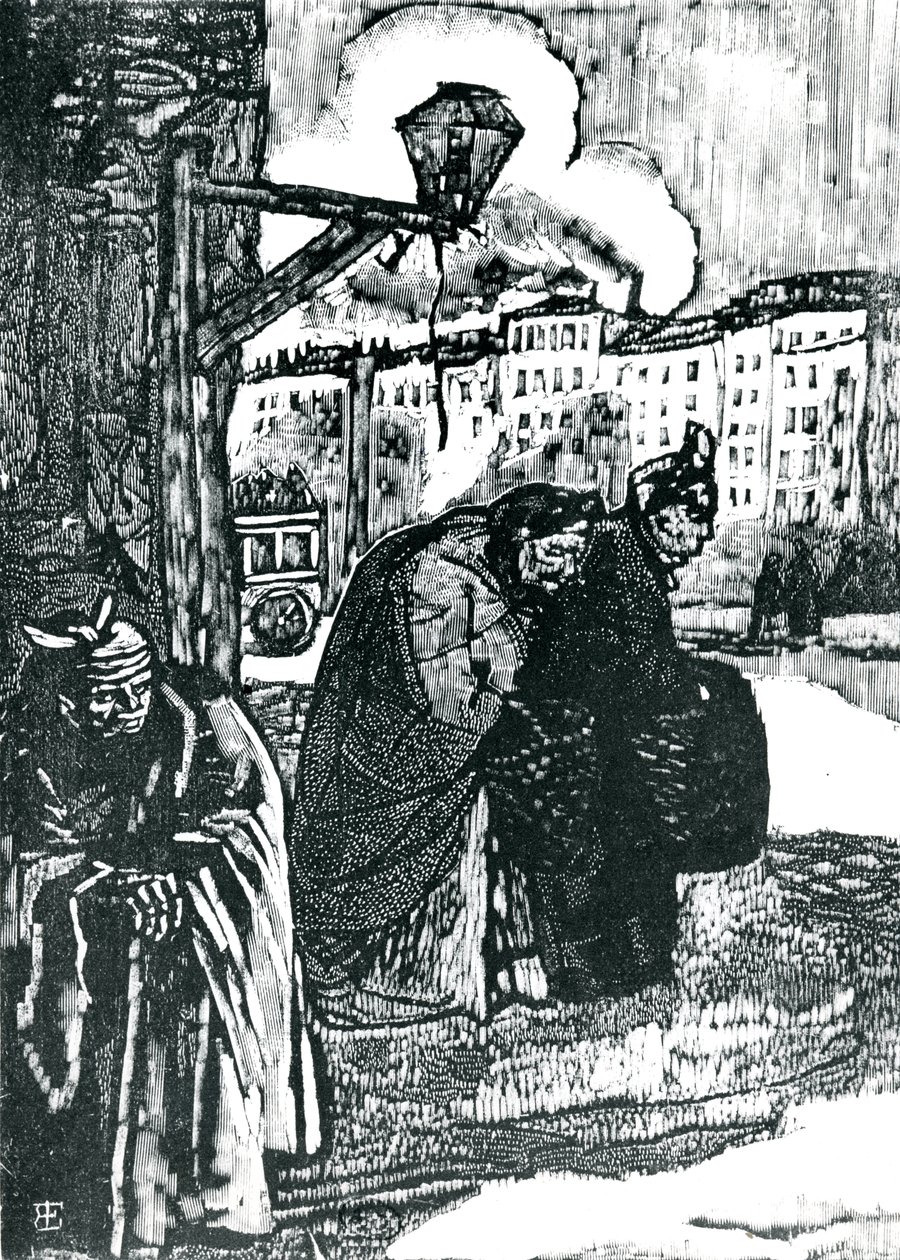 Illustration for Poems by Charles Baudelaire (1821-67) by Emile Bernard
