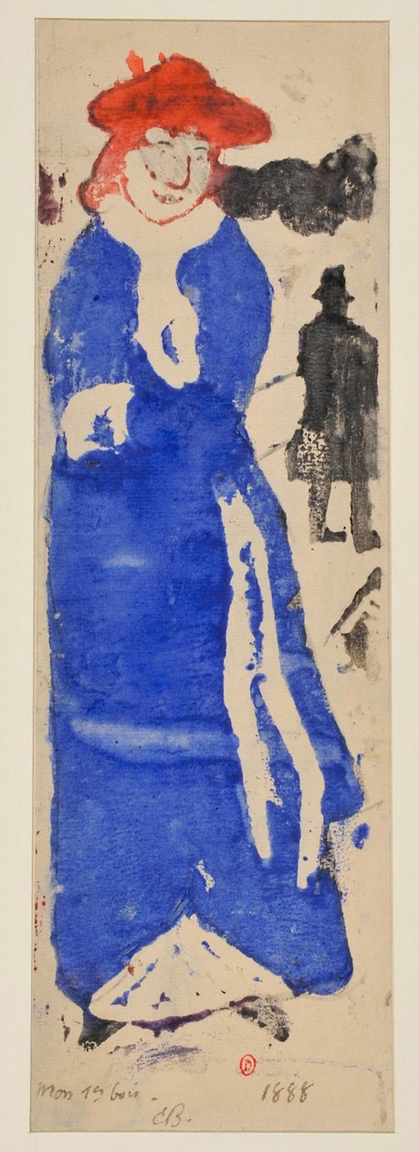 The Lady with the Muff by Emile Bernard