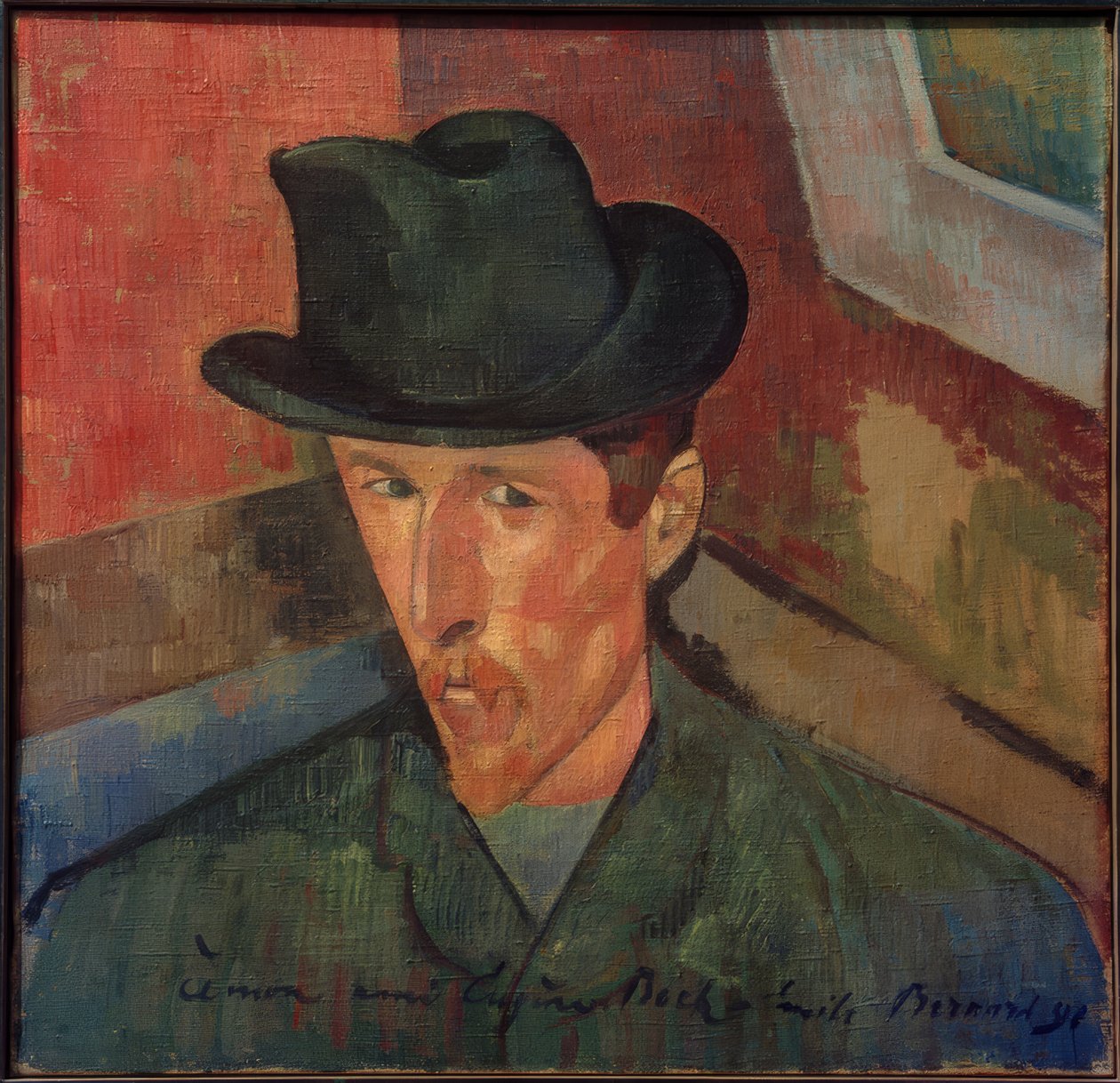Portrait of Eugène Boch by Emile Bernard