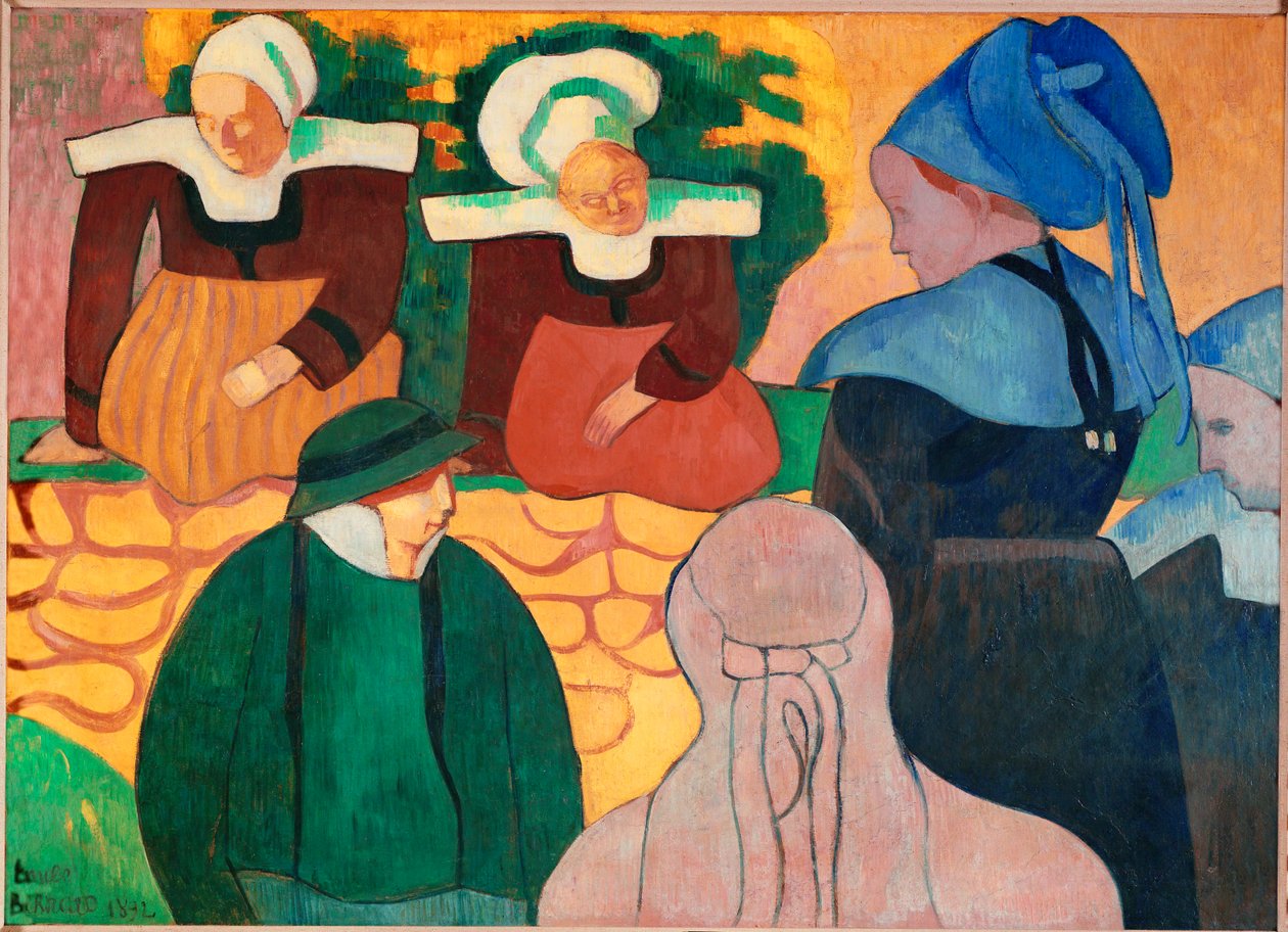 Women in Brittany by Emile Bernard