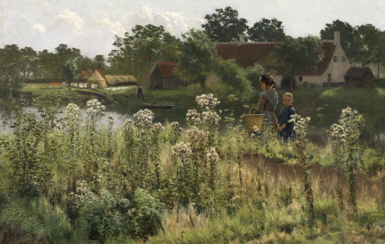 The Leie in Astene by Emile Claus