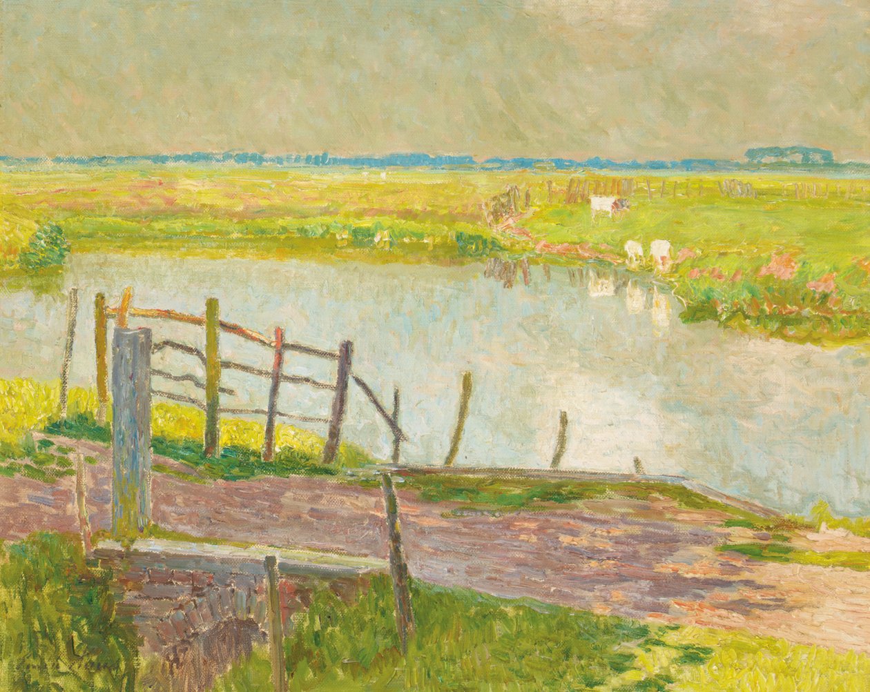 The Fence by Emile Claus