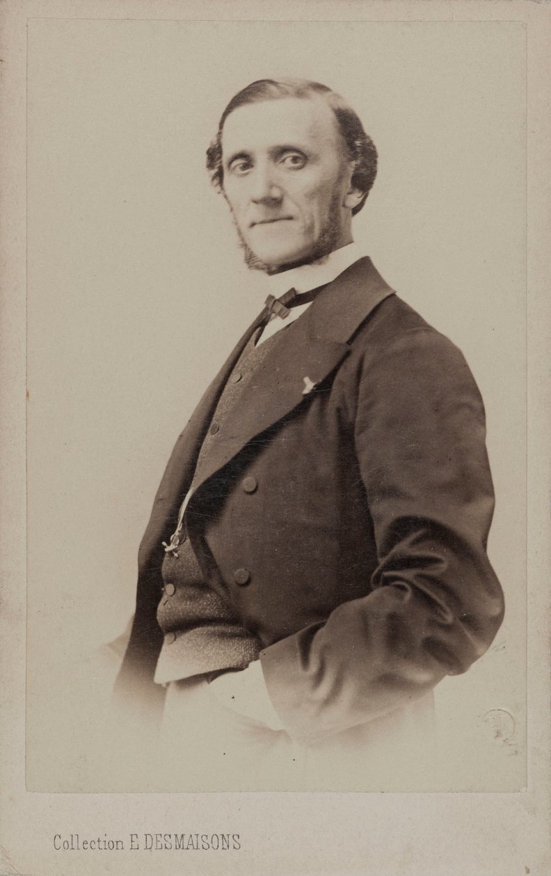 Portrait of the pianist and composer Jean-Henri Ravina by Emile Desmaisons
