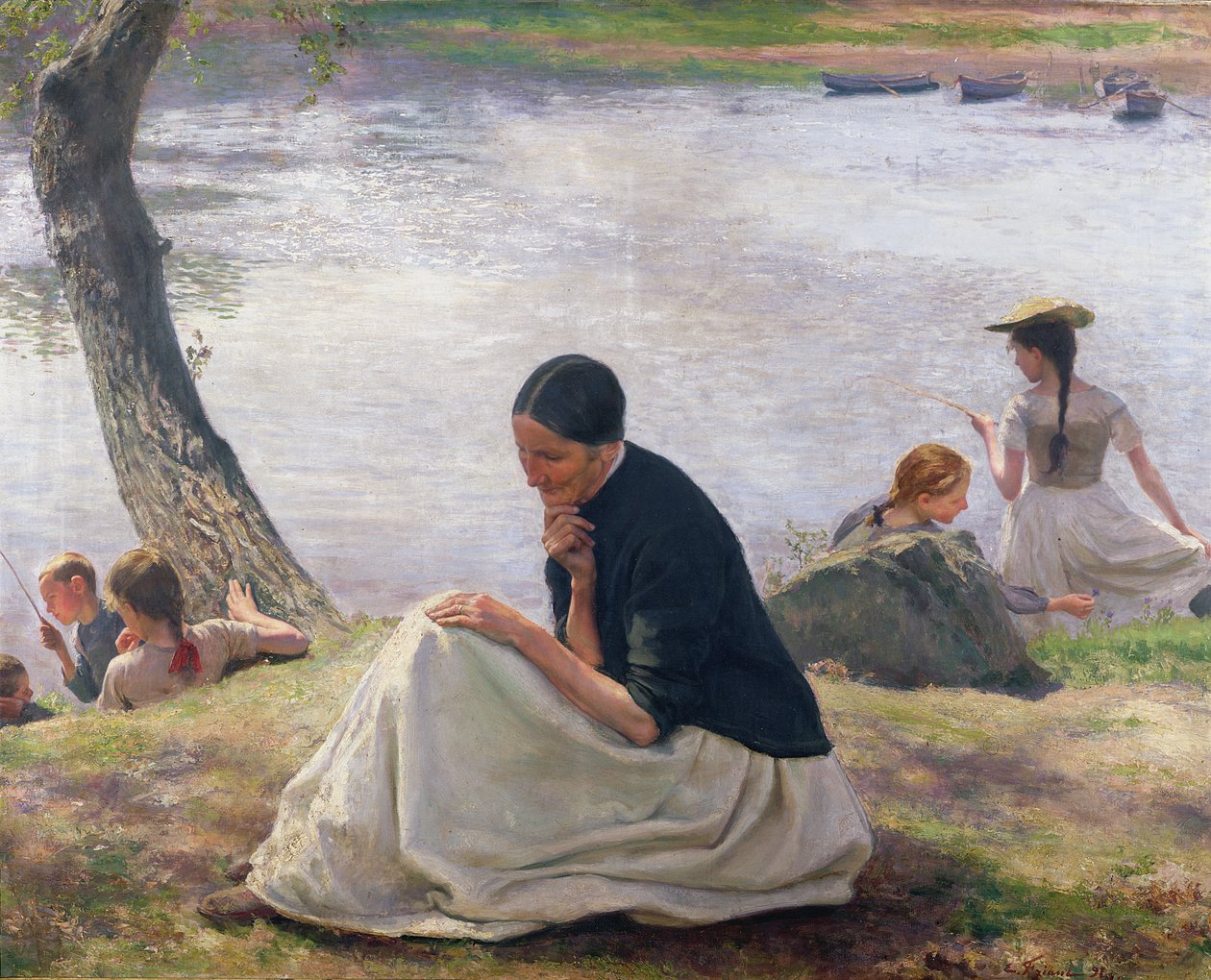 Souvenir, 1891 by Emile Friant