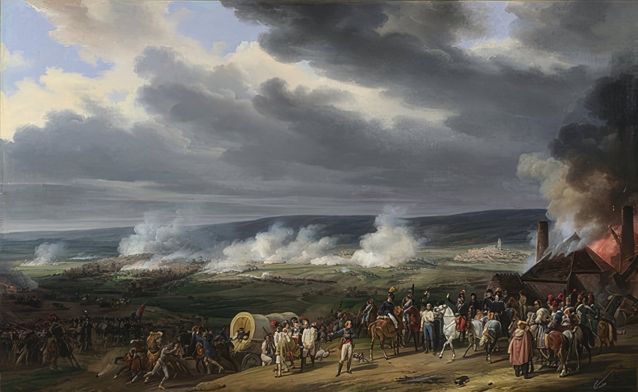 The Battle of Jemappes. 1821 by Emile Jean Horace Vernet
