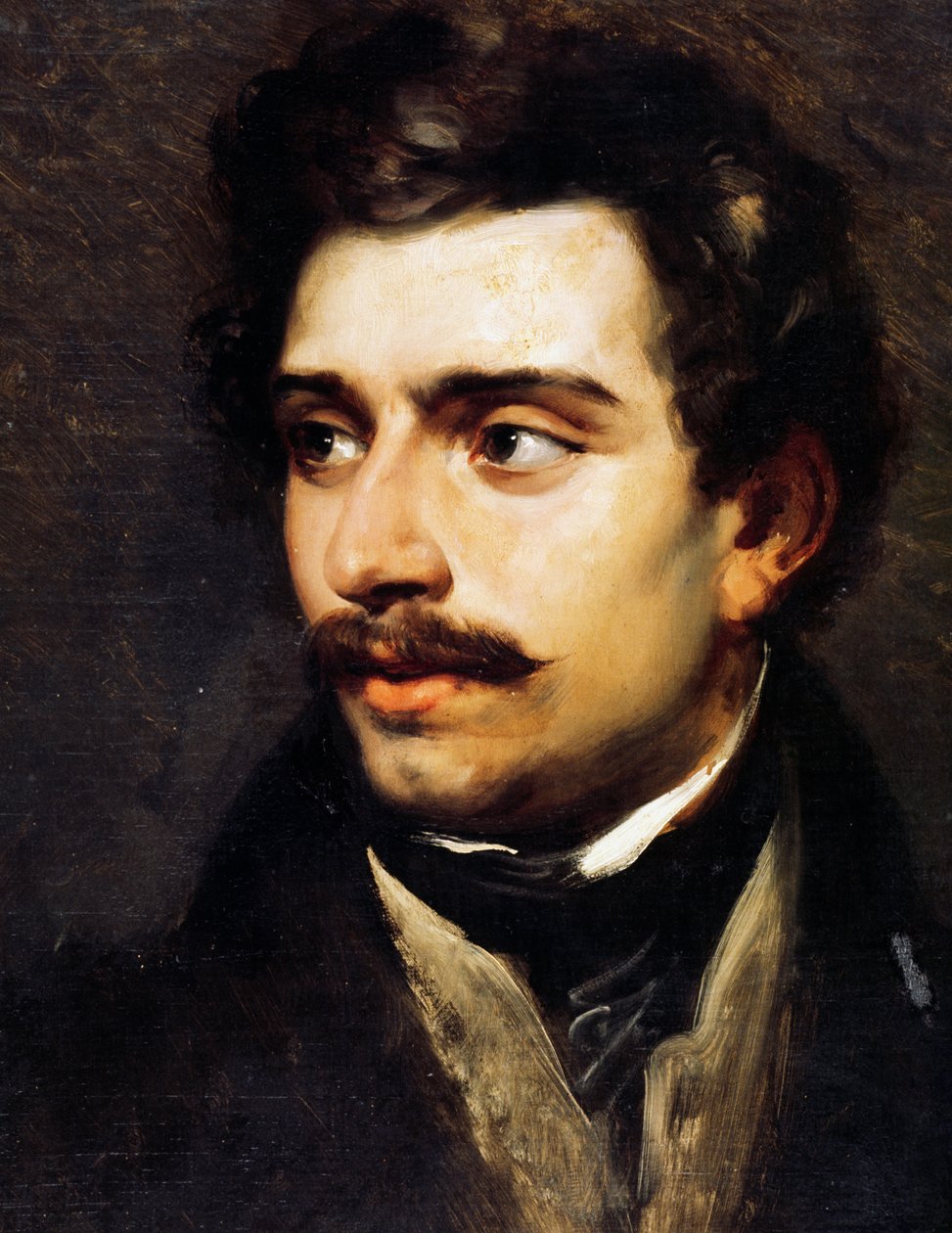 Portrait of Federico Ricci by Emile Jean Horace Vernet