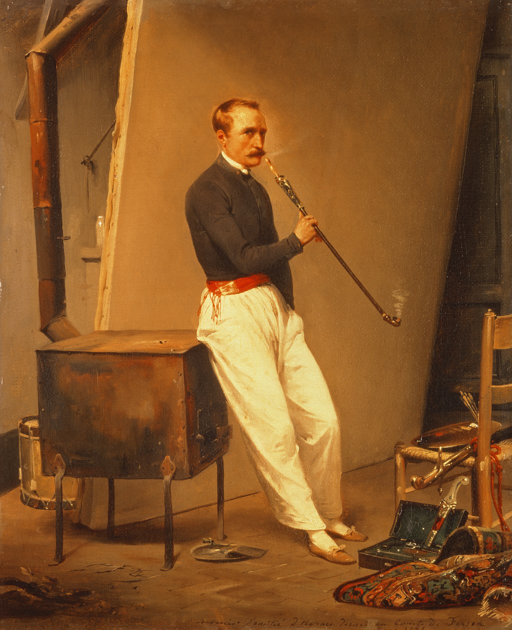 Self Portrait by Emile Jean Horace Vernet