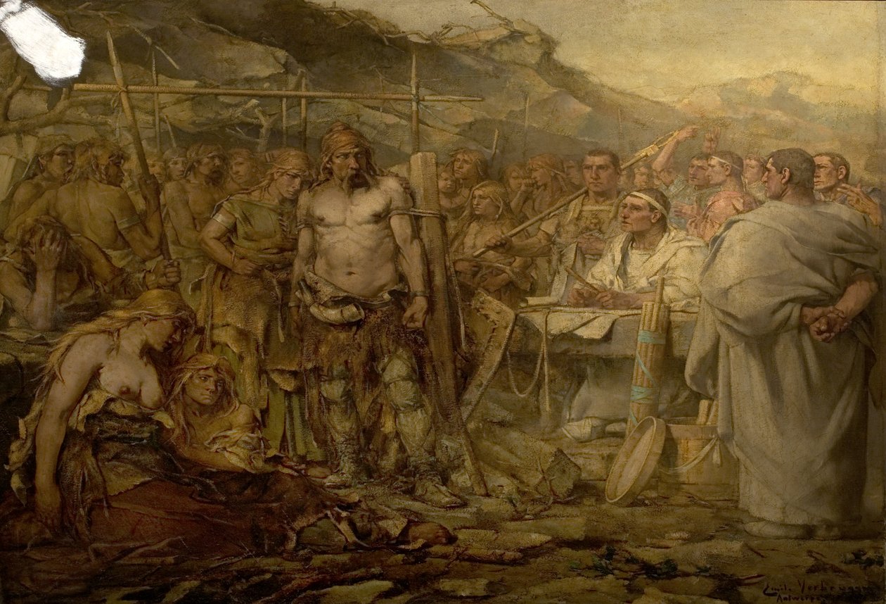 The Adriatics Passing under the Yoke by Emile Verbrugge