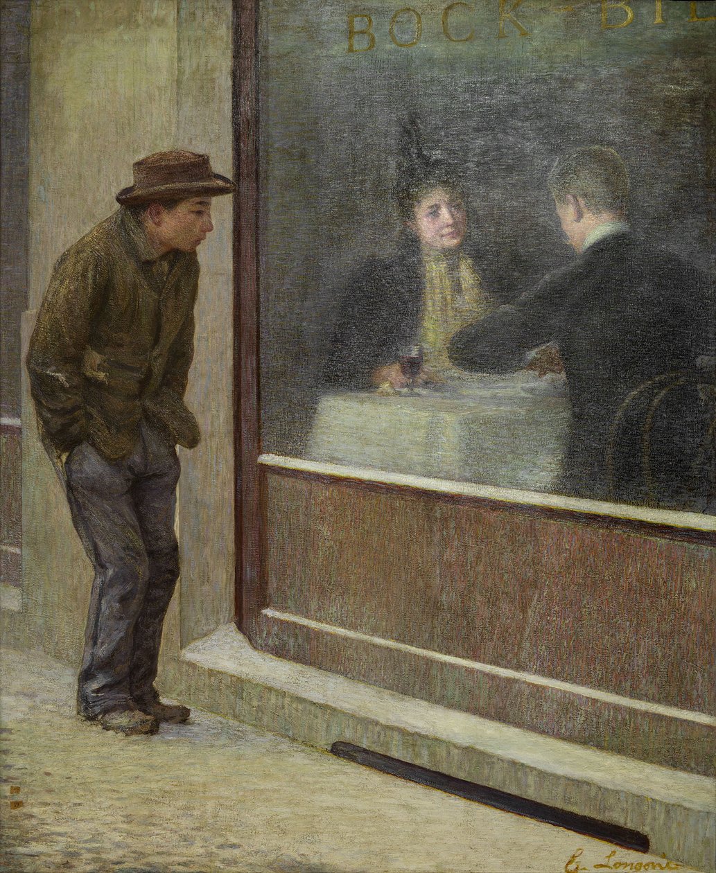Reflections of a Hungry Man or Social Contrasts by Emilio Longoni