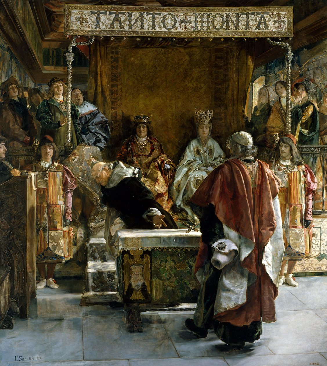 The Expulsion of the Jews from Spain by Emilio Sala Francés