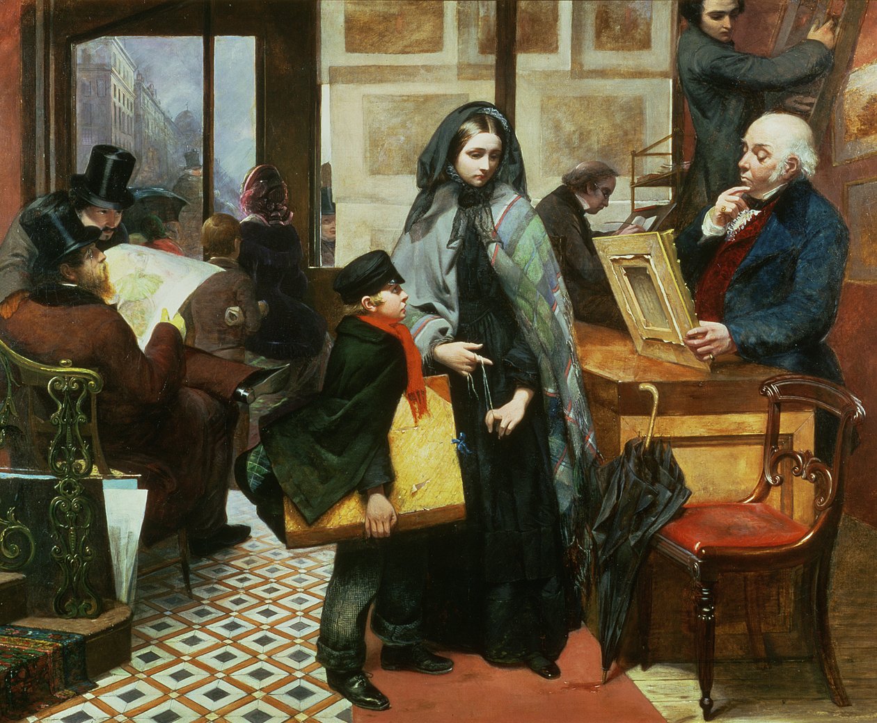 Nameless and Friendless by Emily Mary Osborn: Fine art print