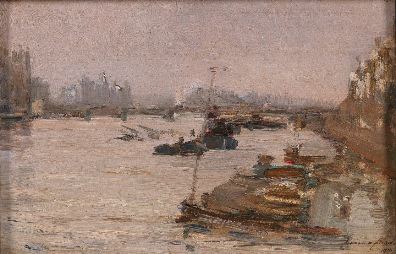 The Thames, London by Emma Ciardi