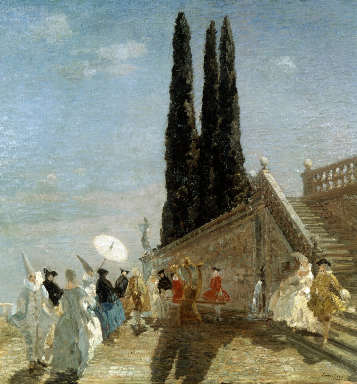 Departing for the Masquerade by Emma Ciardi