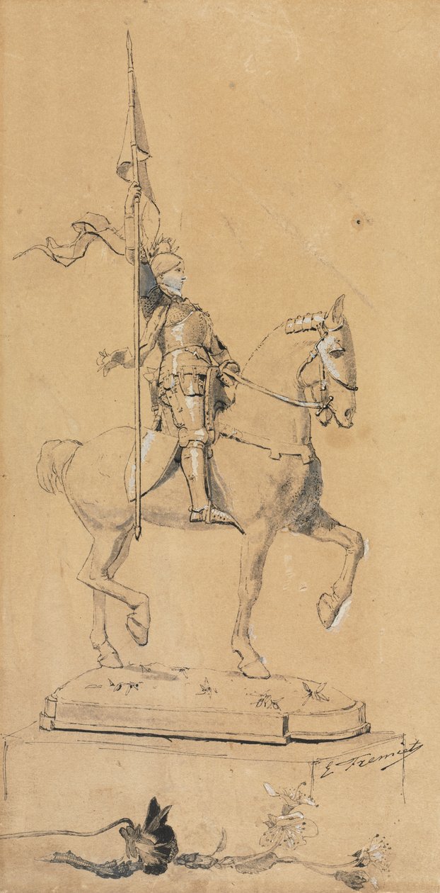 Joan of Arc on Horseback by Emmanuel Fremiet