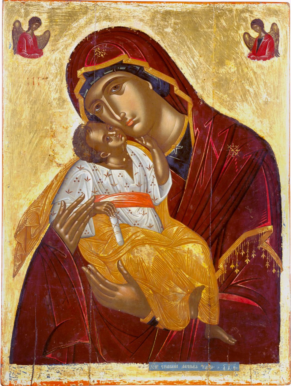 Our Lady of Tenderness, The Virgin Eleusa by Emmanuel Lambardos