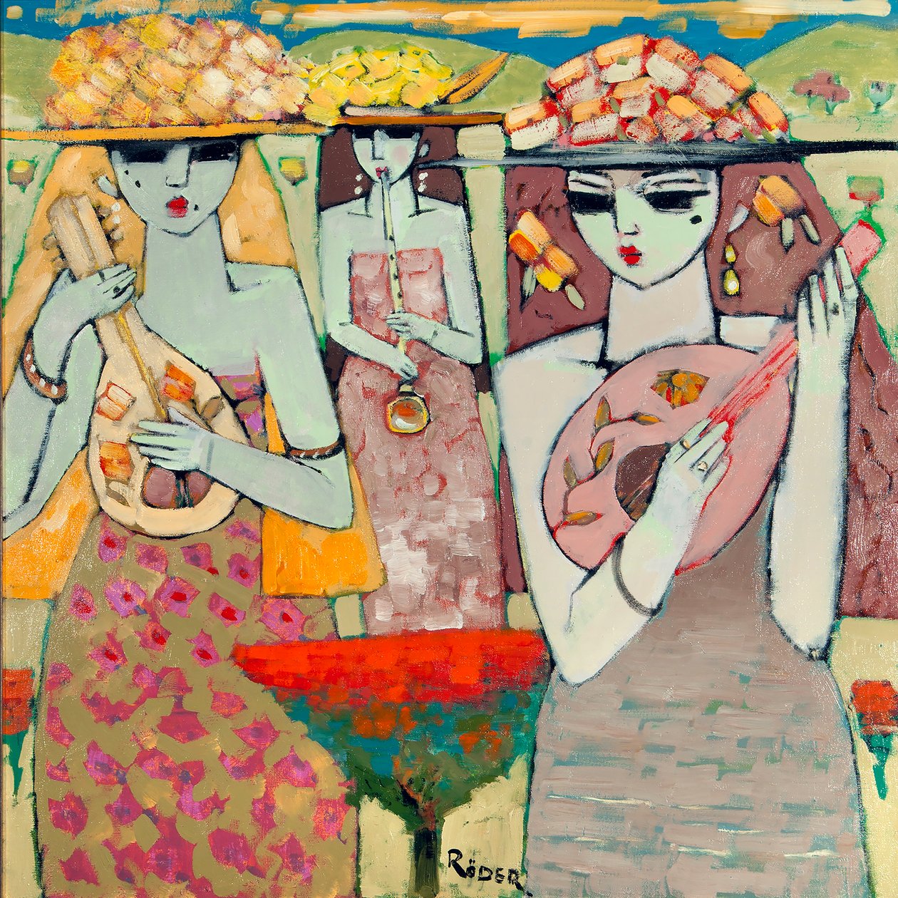 Musicians by Endre Roder