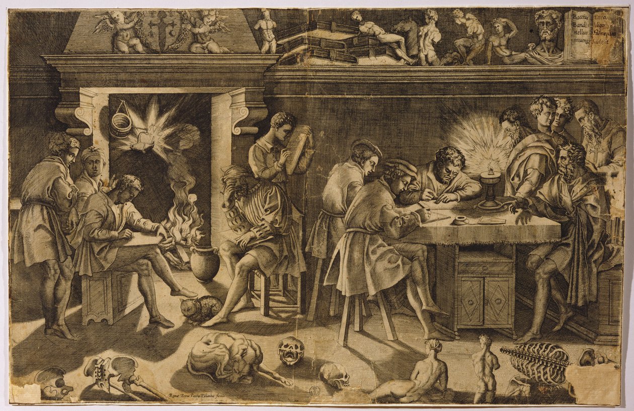 The Academy of Baccio Bandinelli by Enea Vico