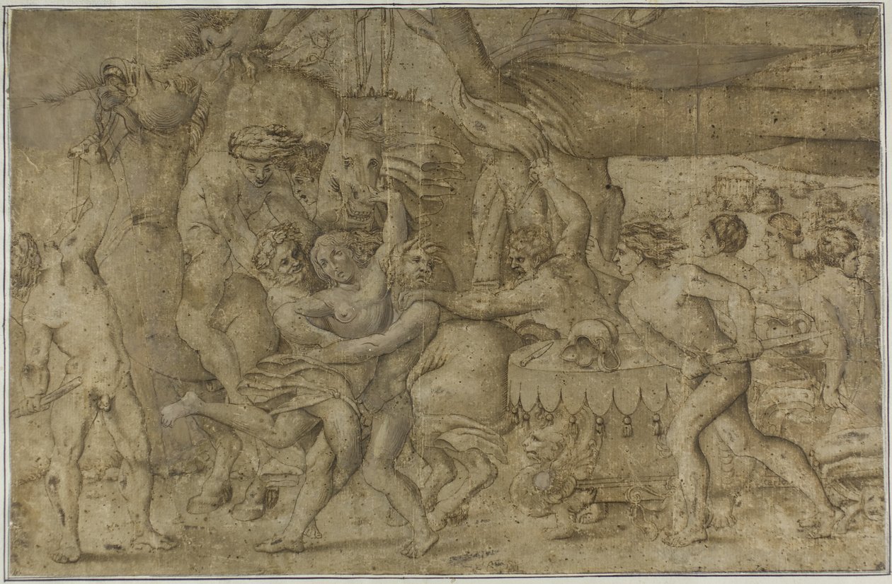 Battle of the Lapiths and Centaurs by Enea Vico