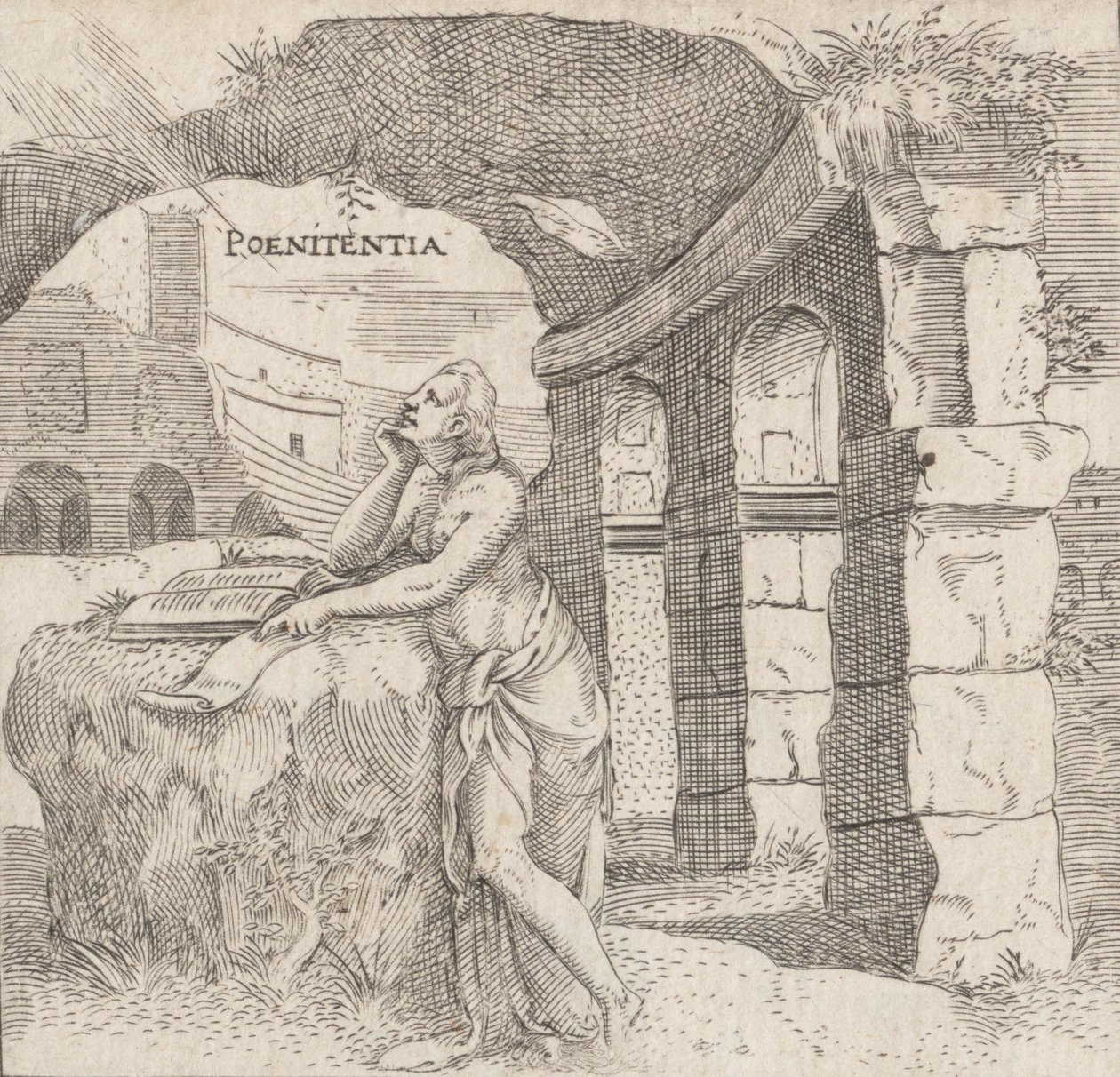 Penitence Poenitentia by Enea Vico