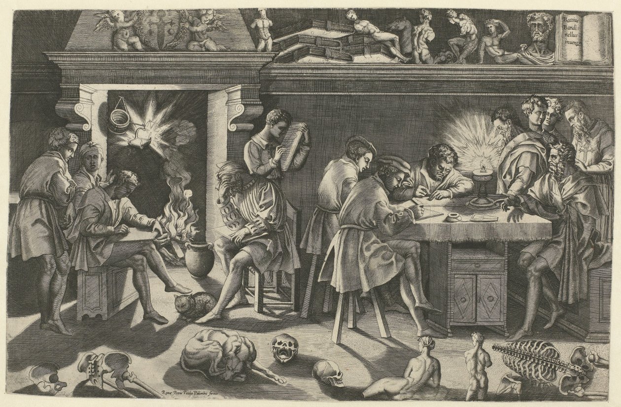 The Academy of Baccio Bandinelli by Enea Vico