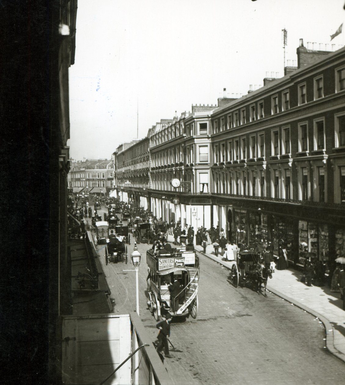 A View of Westbourne Grove, London, showing Whiteley