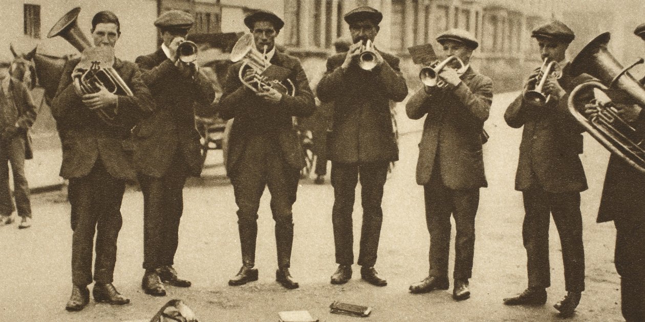 A street band by English Photographer