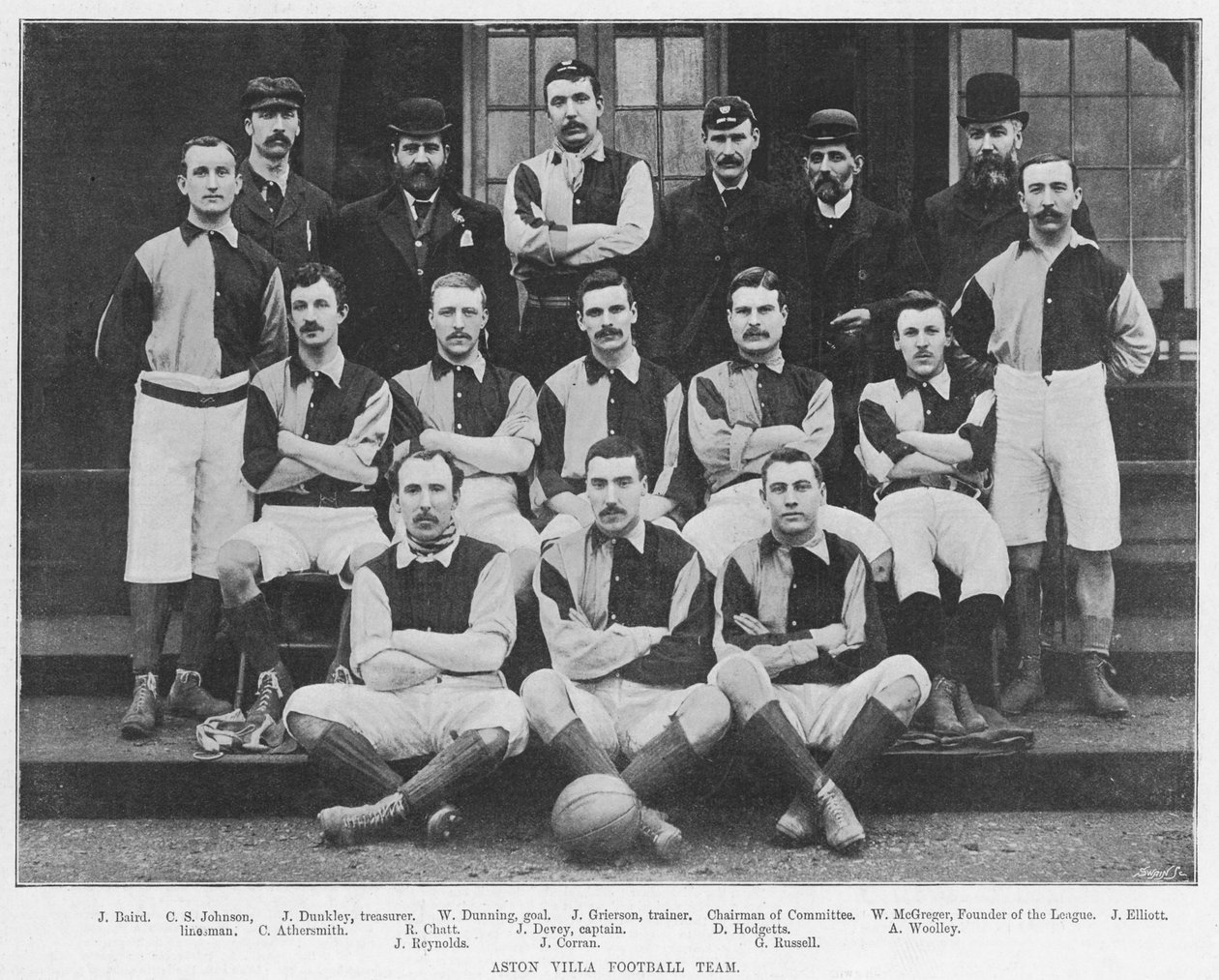 Aston Villa Football Team, 1894 by English Photographer