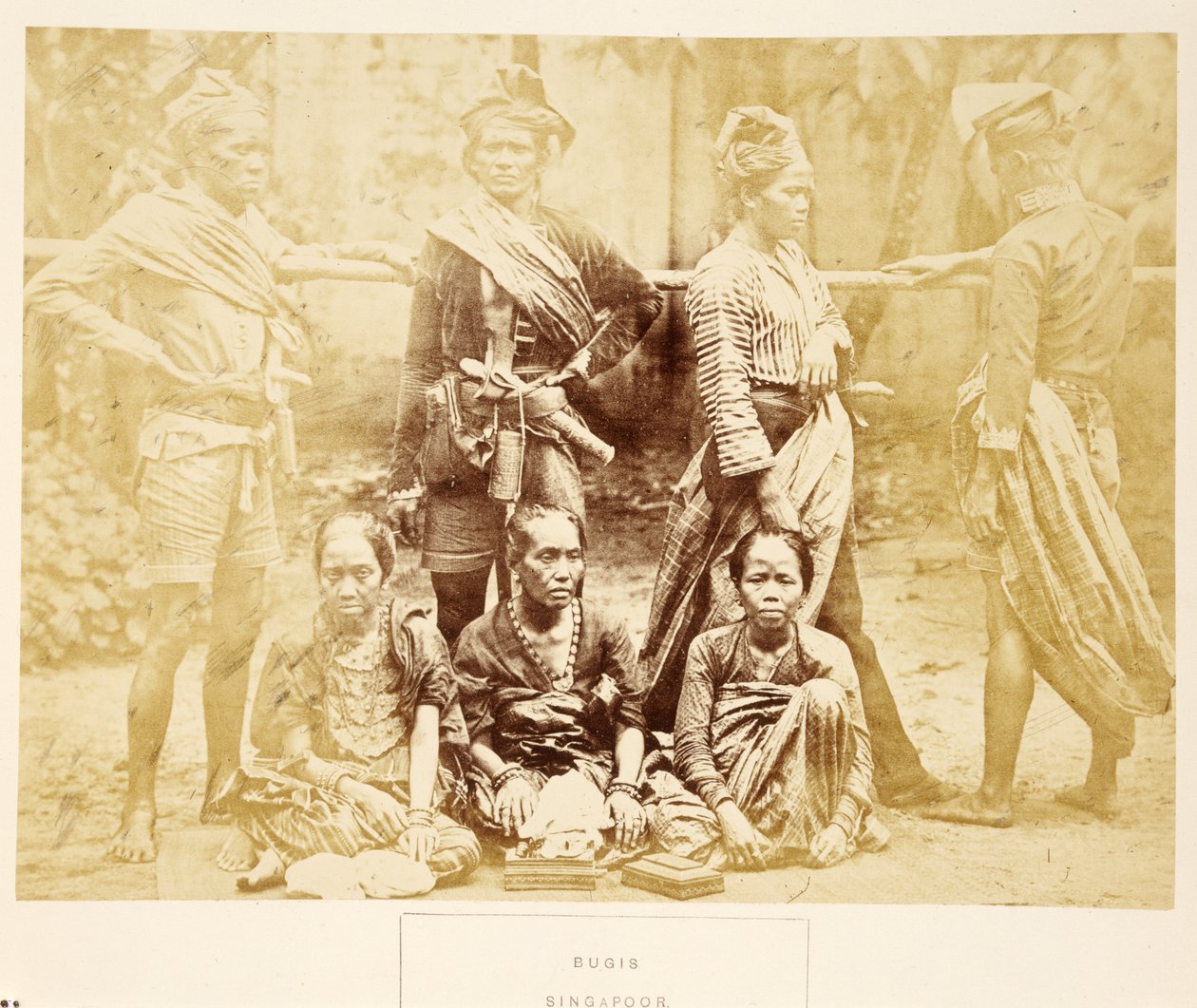 Bugis, Singapore, from The People of India, by J. Forbes Watson, published 1868 by English Photographer