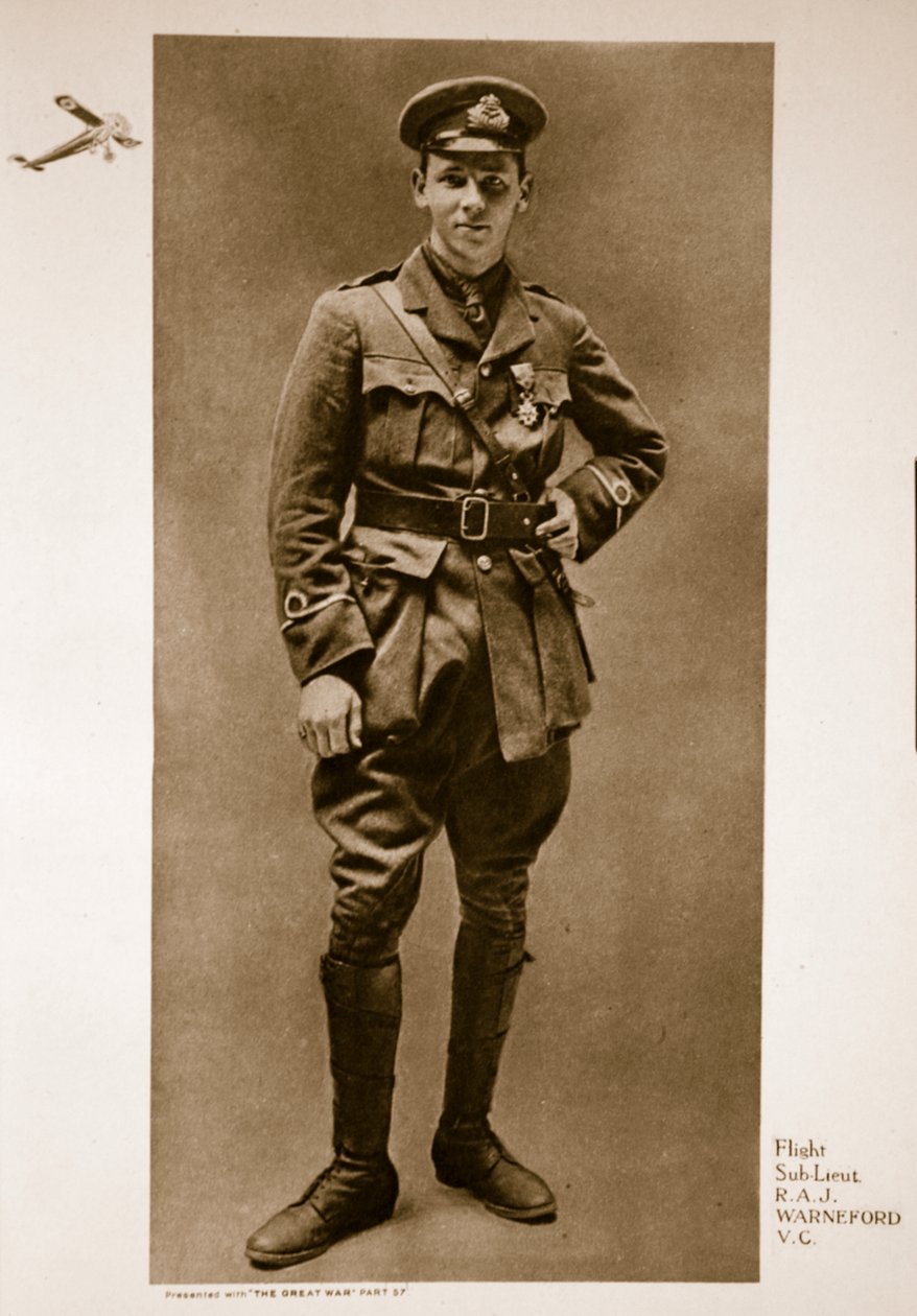Flight Sub-Lieutenant R.A.J. Warneford V.C., 1914-19 by English Photographer