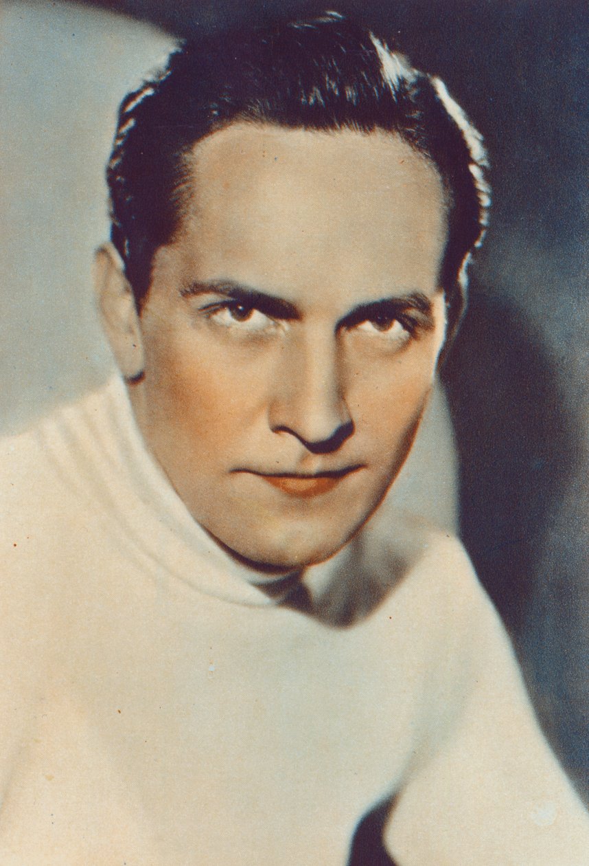 Frederic March, cigarette card by English Photographer