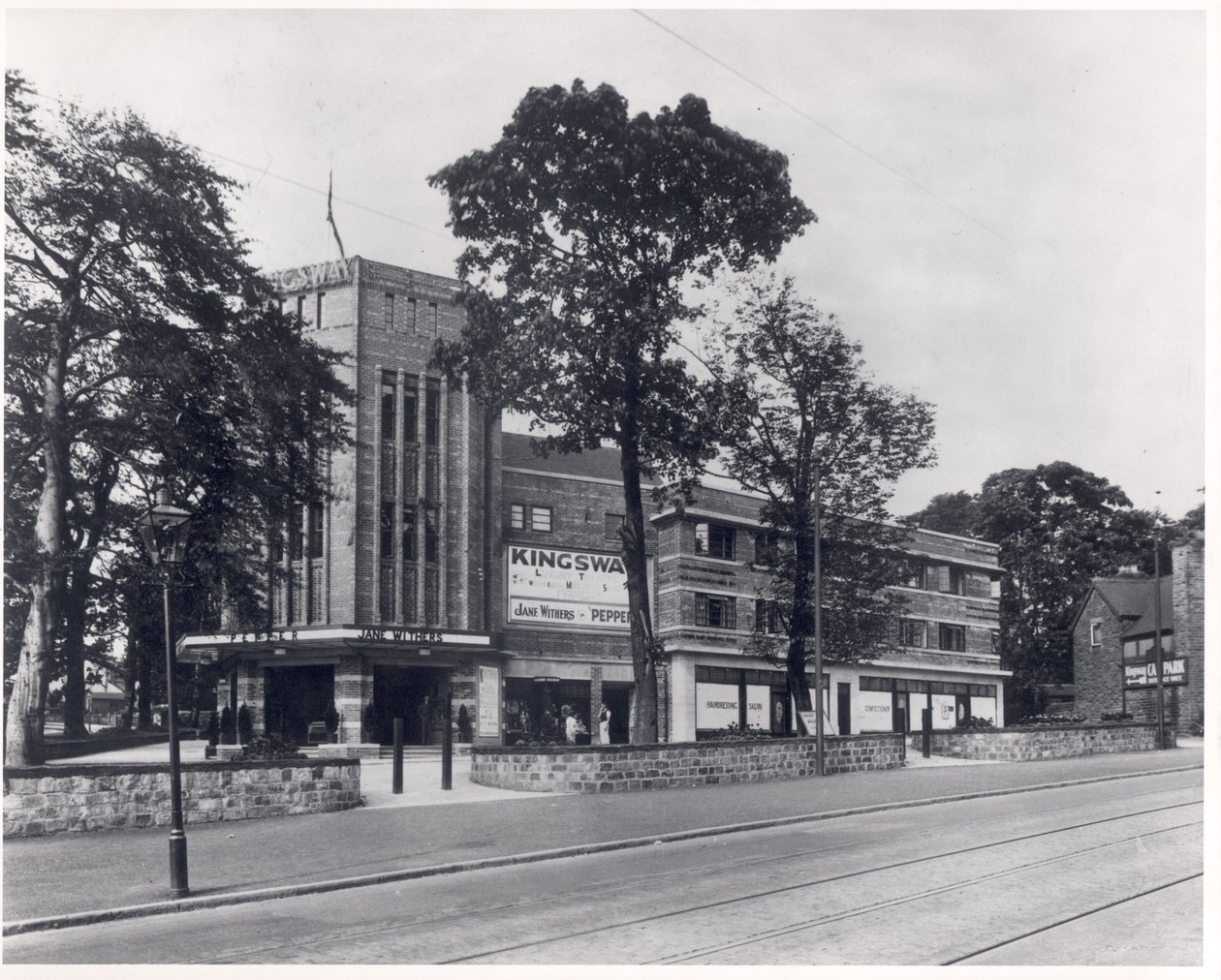 Kingsway Cinema, Harrogate Road, Leeds, 24th August 1937 by English Photographer