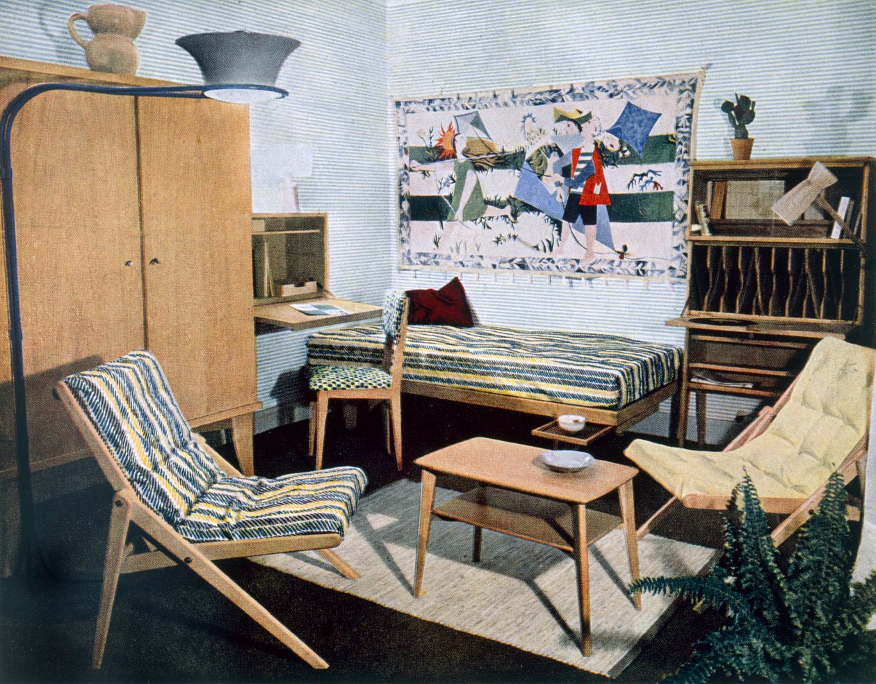 Living Room, 1960s by English Photographer