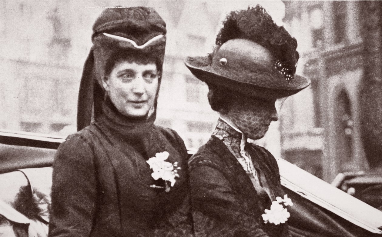 Queen Alexandra, the first Alexandra Rose Day, 1912 by English Photographer