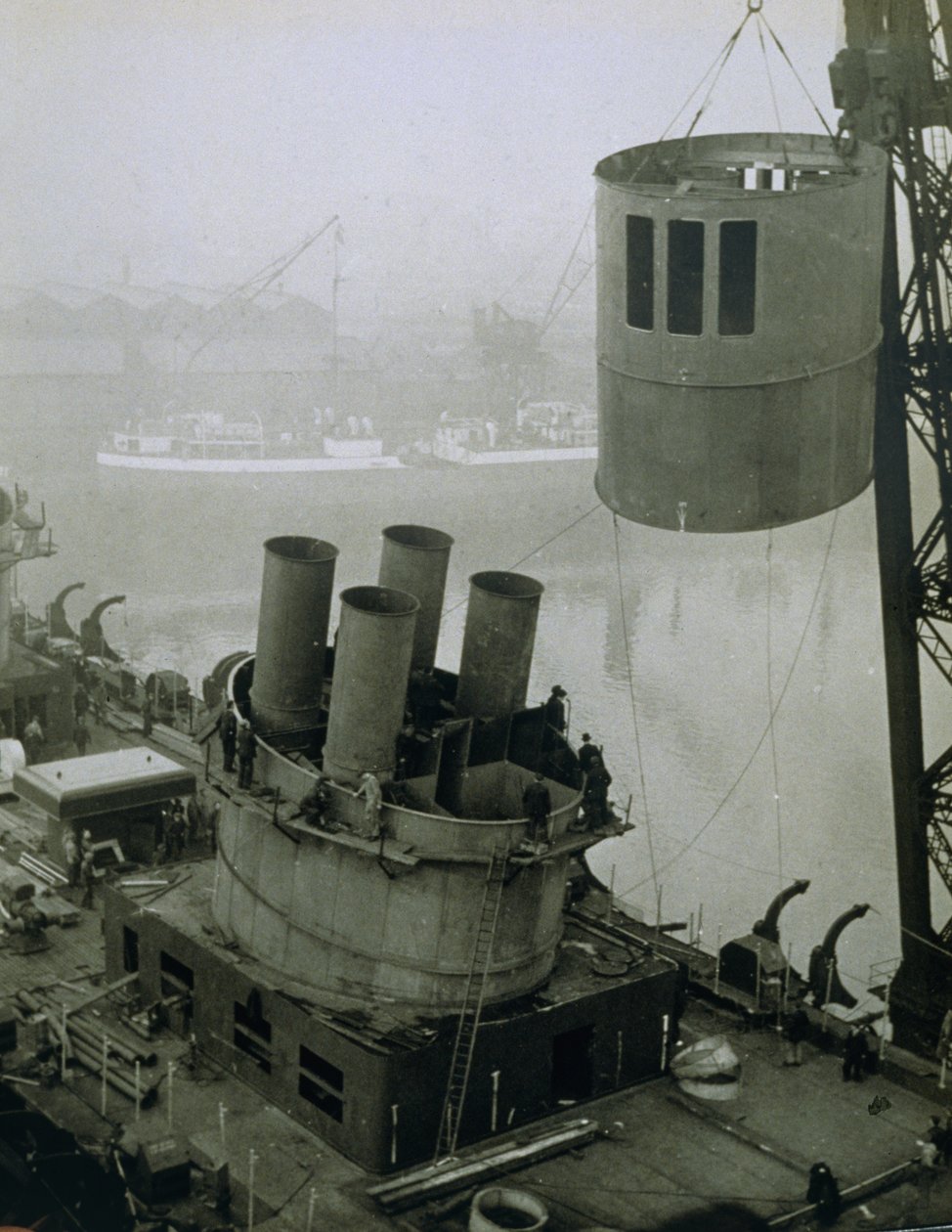 View of the Mauretania by English Photographer