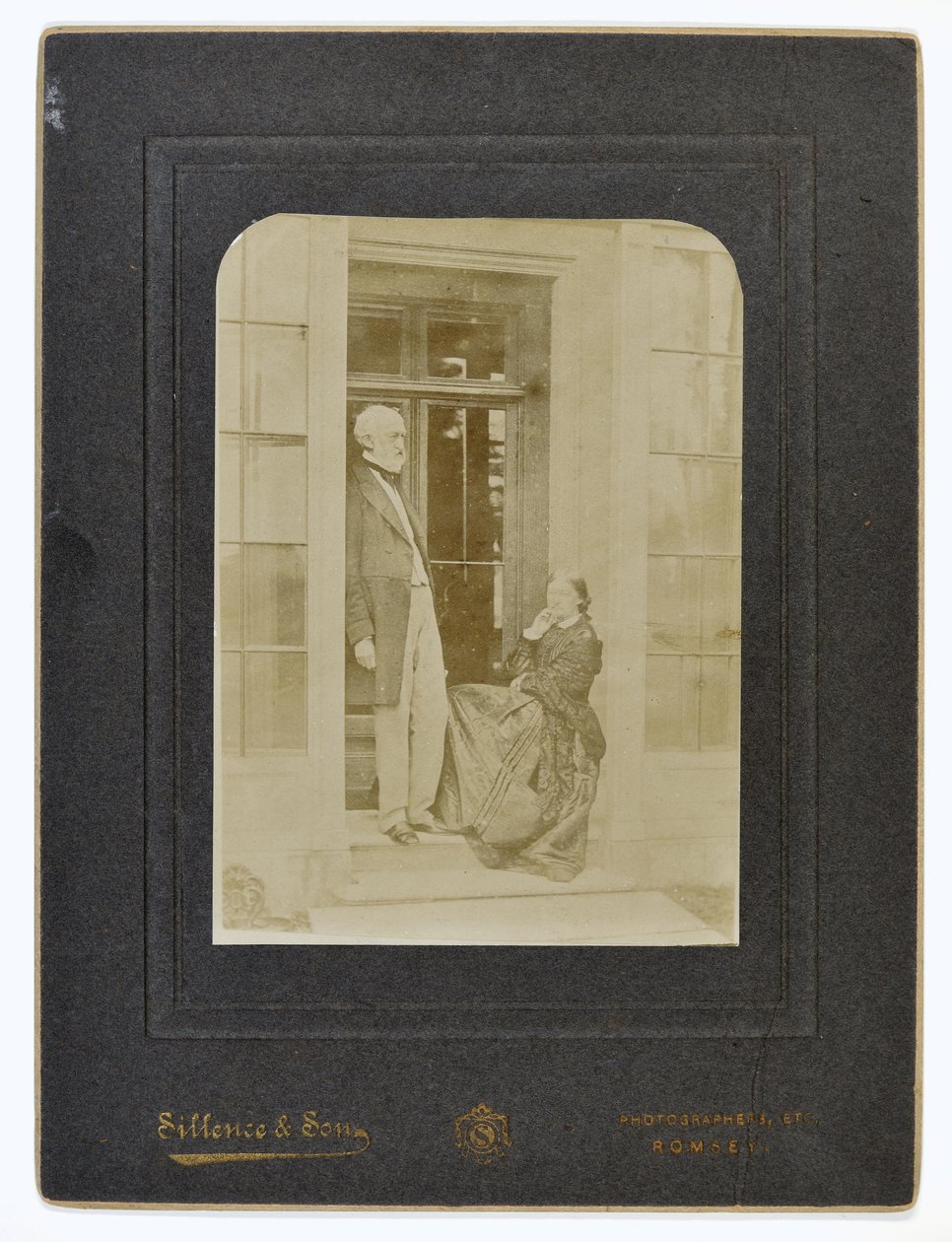 W.E. Nightingale and Frances Parthenope, Lady Verney, c.1870 by English Photographer