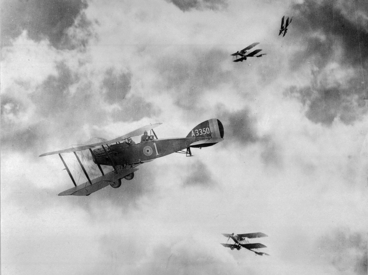 World War One Aircraft, 1916-17 by English Photographer