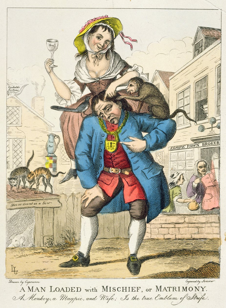 A Man Loaded with Mischief, or Matrimony by English School