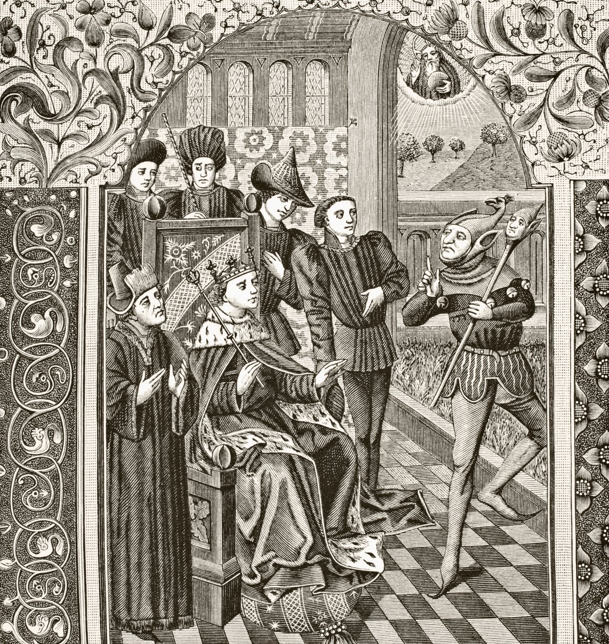 A Court Jester by English School