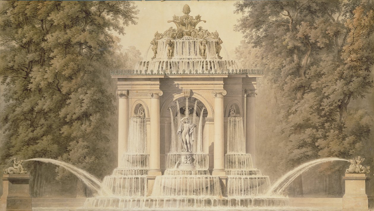 Architectural Water Folly by English School