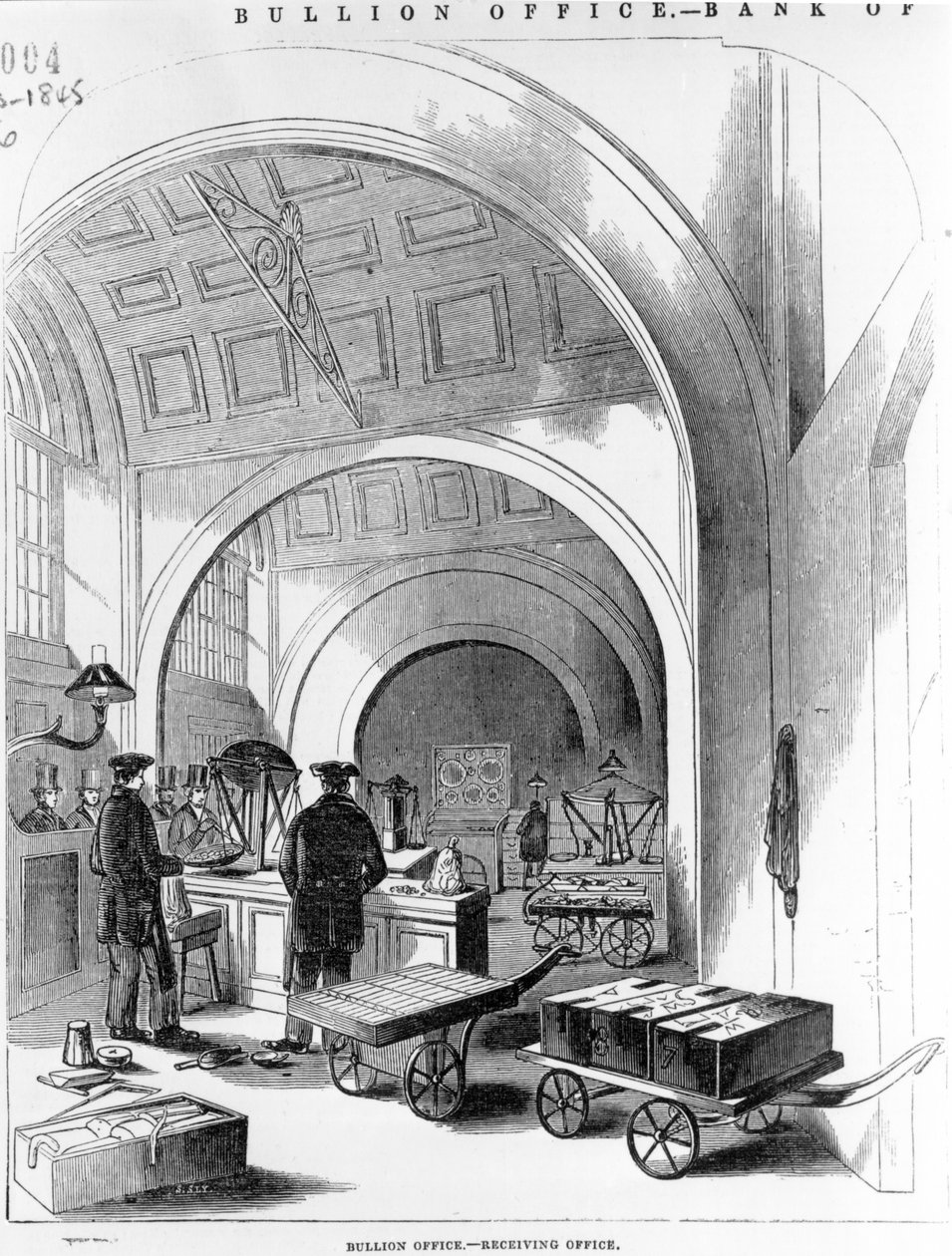 Bullion Office - Receiving Office, Bank of England by English School