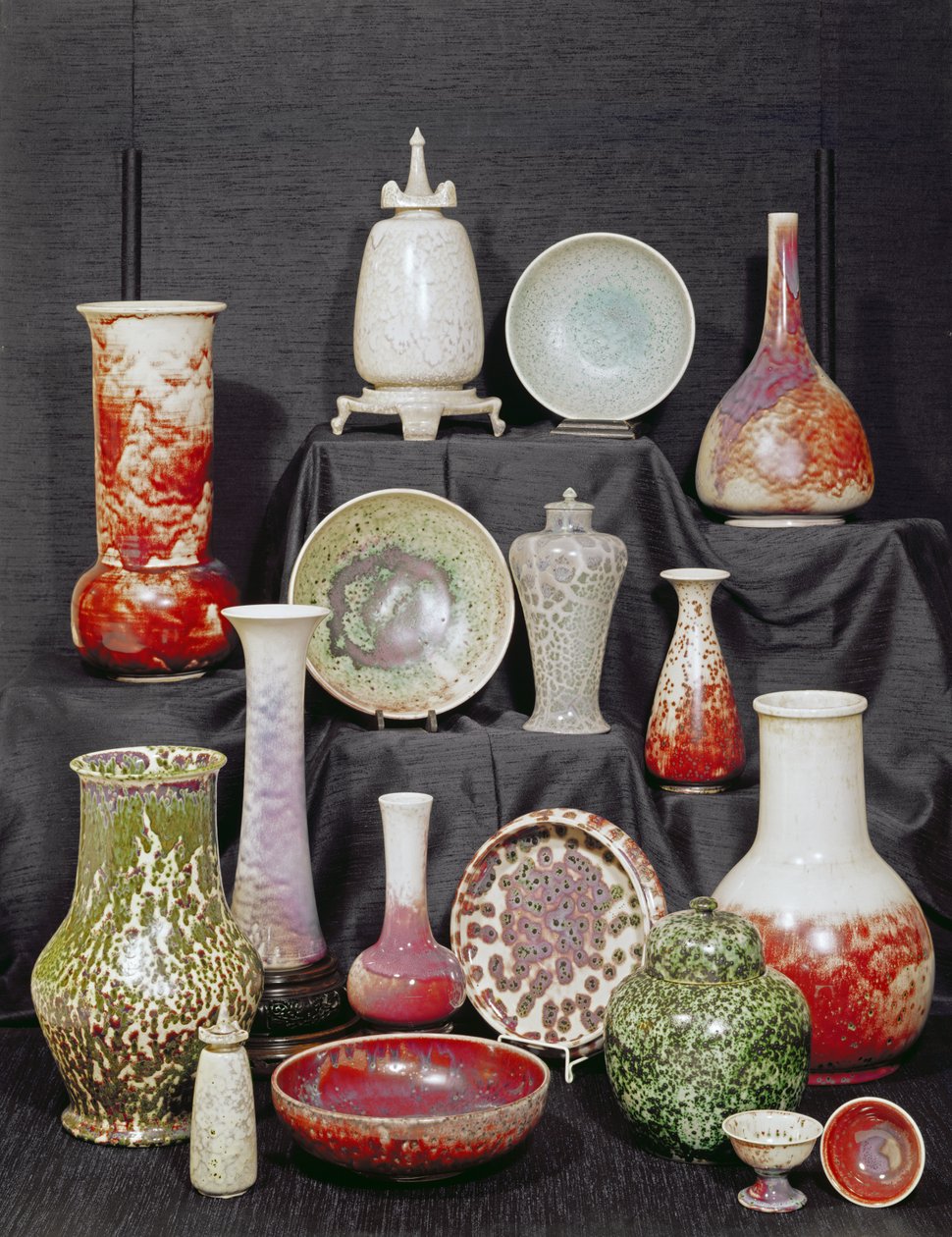 Collection of Ruskin ware by English School
