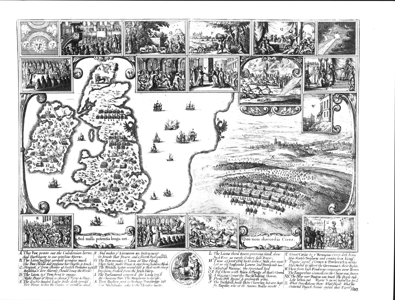 Conquests of Gustavus II Adolphus (1594-1632), King of Sweden, 1632 by English School