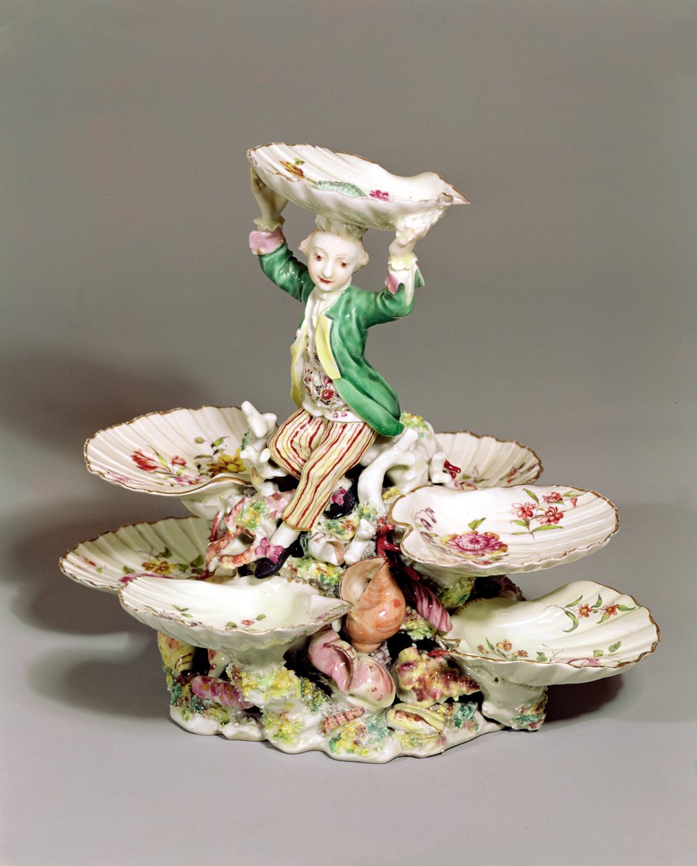 Derby table centrepiece, 1760-65 by English School