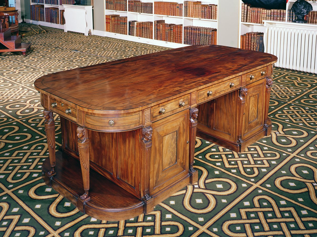 Desk by Thomas Chippendale Jr, 1805 by English School