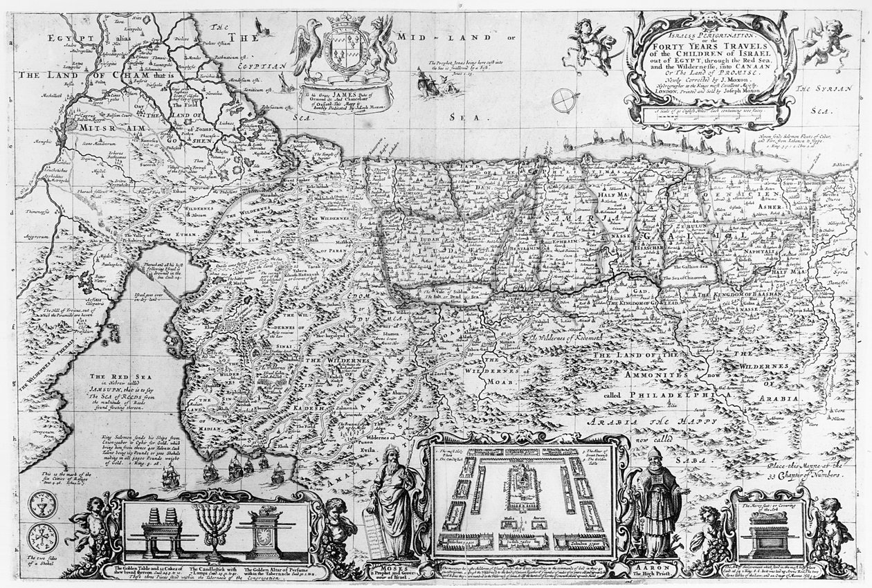 Forty Years Travels of the Children of Israel by English School