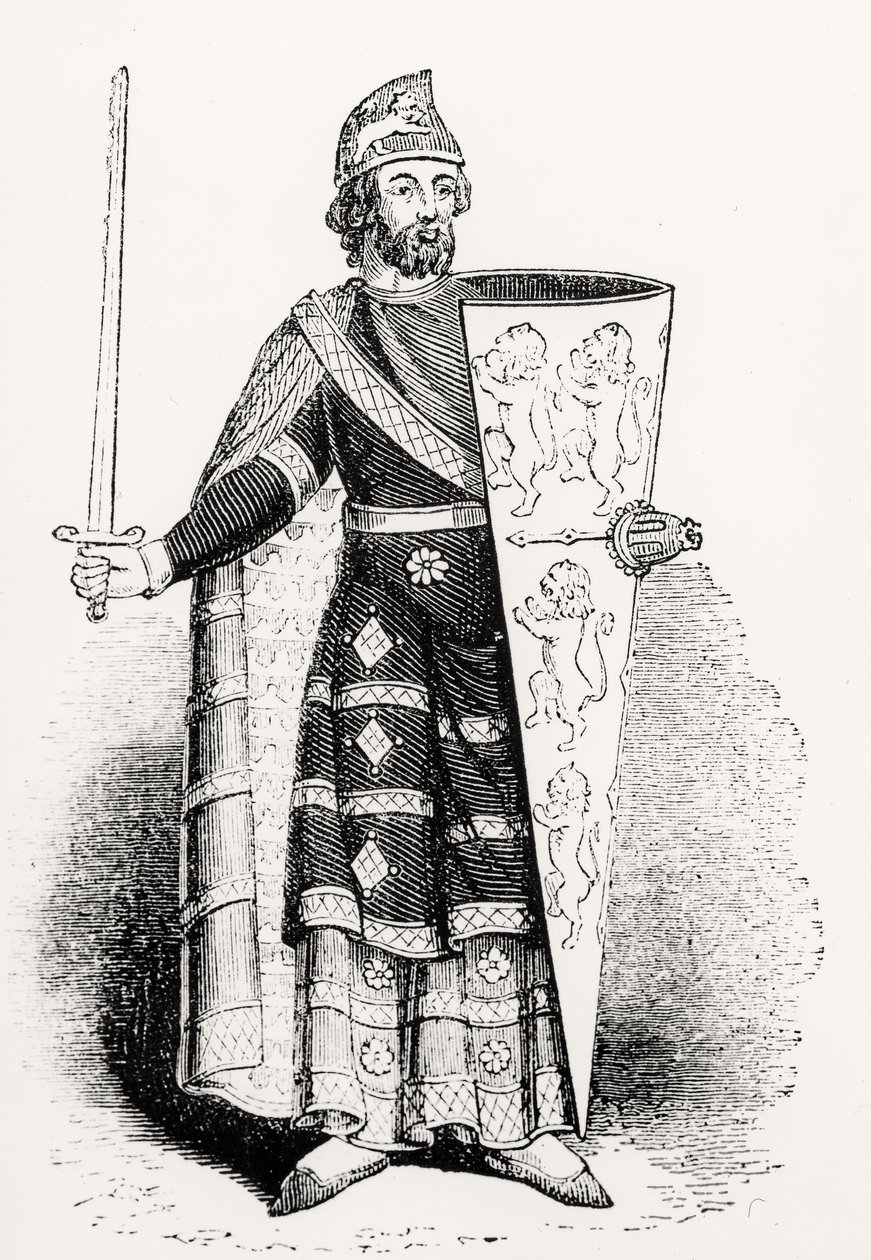 Geoffrey Plantagenet, Count of Anjou (1113-1150) by English School