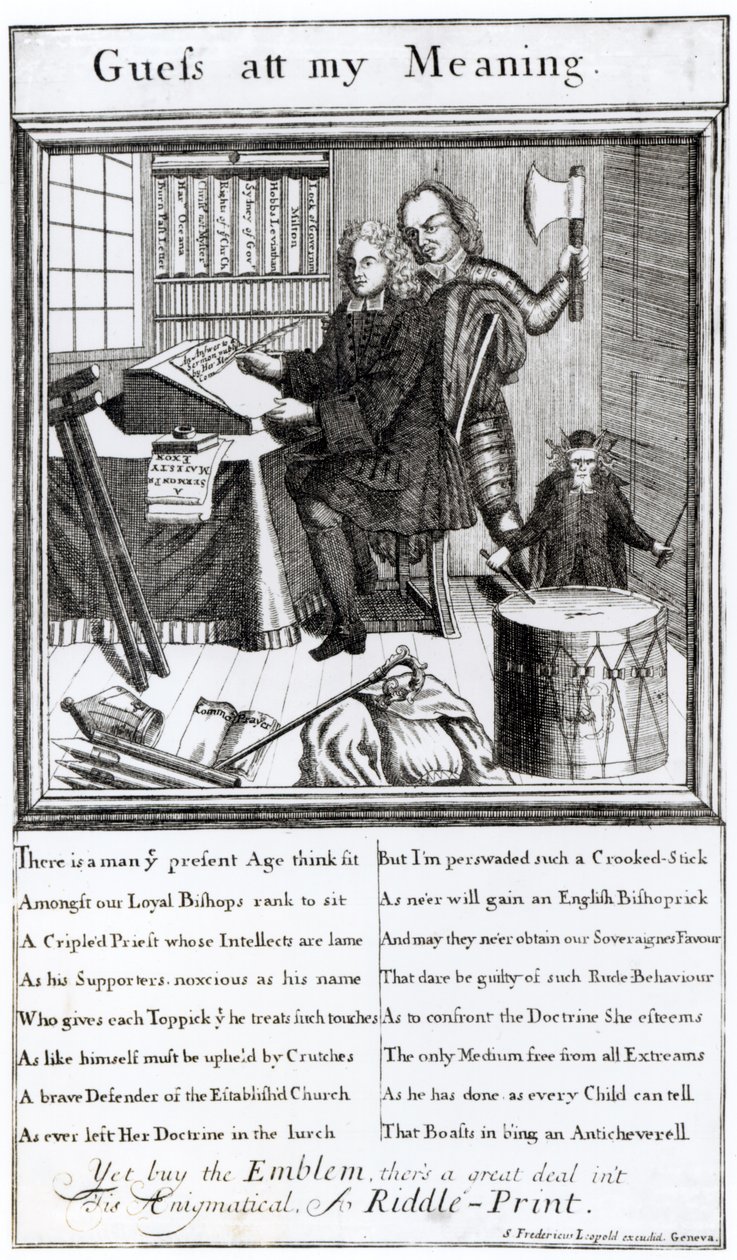 Guess at my Meaning, 1709 by English School