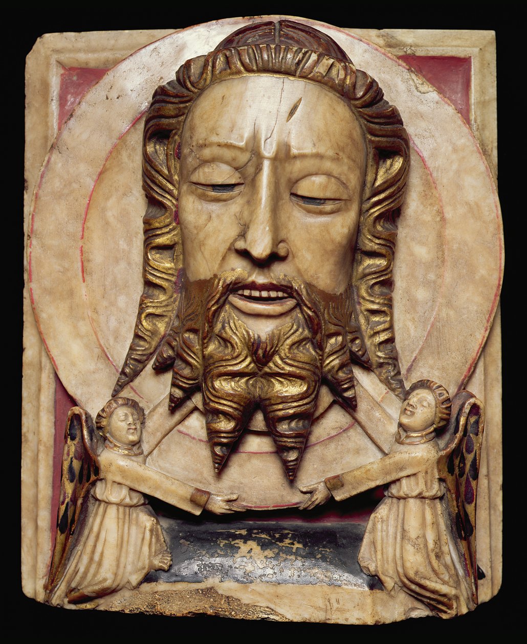 Head of John the Baptist on a Dish, Nottingham, c.1450-1500 by English School