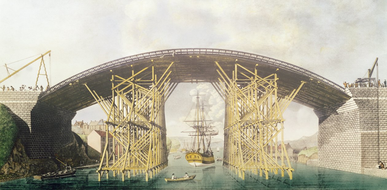 Iron Bridge over the Wear by English School