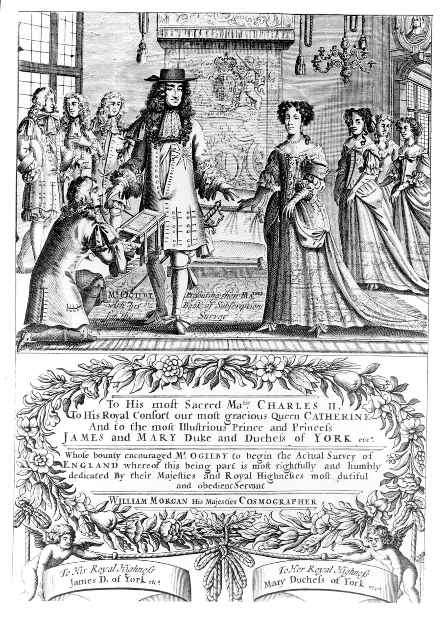 John Ogilby Presenting His Subscription List for 